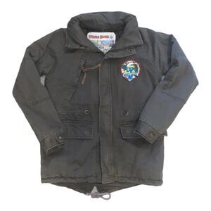 Whole Hauss X Jeep Smurfette Military Jacket Olive Green Women's Medium (M)